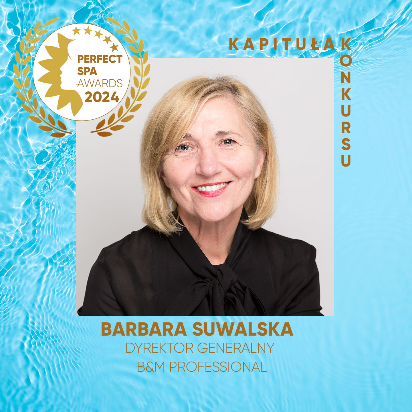 Barbara Suwalska jurorem w konkursie Perfect SPA Awards 2024 Kapituła Konkursu - Barbara Suwalska